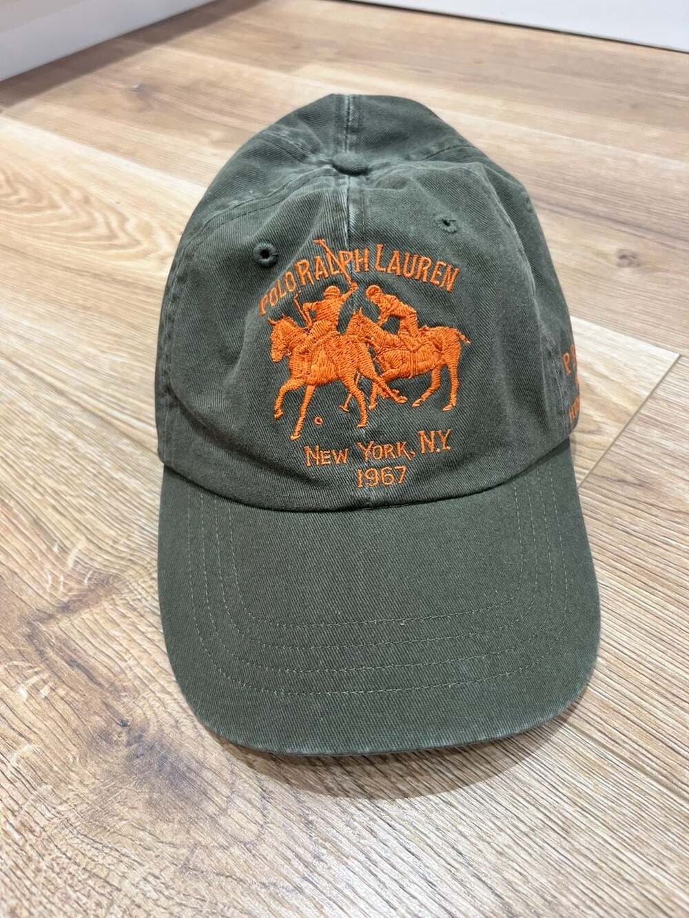 Vintage Polo Ralph Lauren PRL Club Mercer Classic Hunter Jumper Team No. 3 Hat